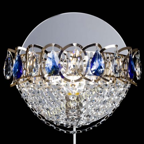 Бра Астра Сетка синяя в Кирове Гусь Хрустальный