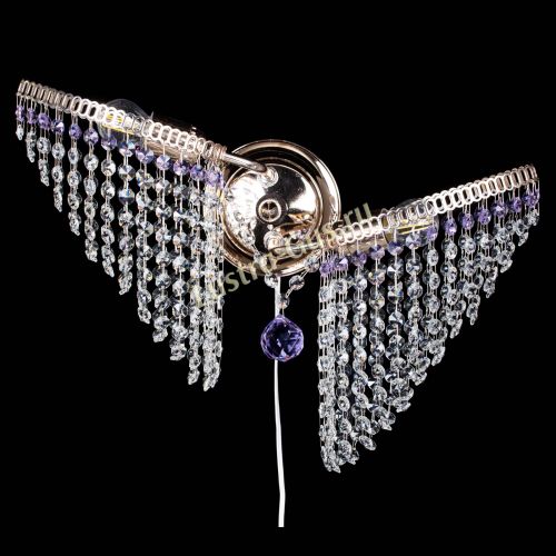 Бра Бутоны №2 фиолетовая в Кирове Гусь Хрустальный