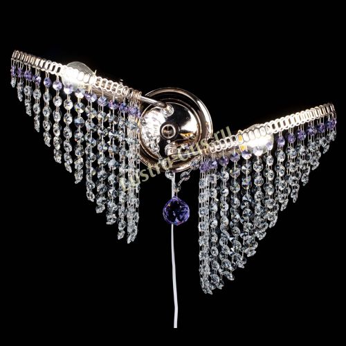 Бра Бутоны №2 фиолетовая в Кирове Гусь Хрустальный