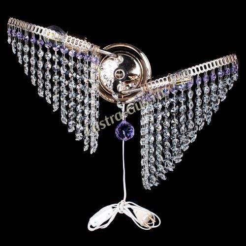 Бра Бутоны №2 фиолетовая в Кирове Гусь Хрустальный