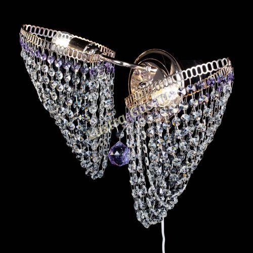 Бра Бутоны №2 фиолетовая в Кирове Гусь Хрустальный