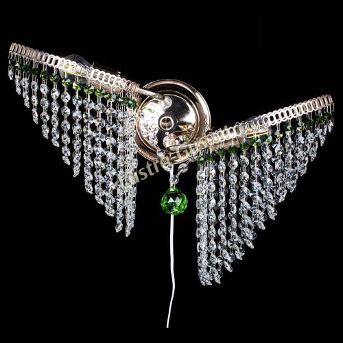 Бра Бутоны №2 зеленая в Кирове Гусь Хрустальный