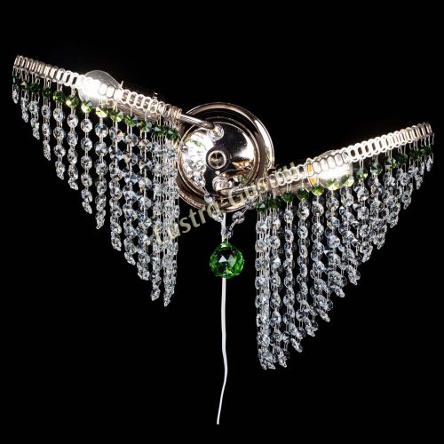 Бра Бутоны №2 зеленая в Кирове Гусь Хрустальный