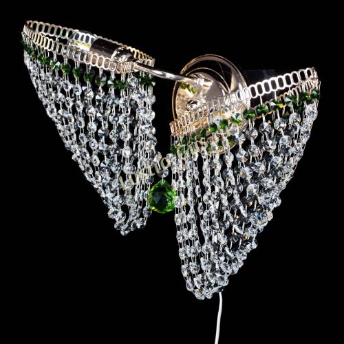 Бра Бутоны №2 зеленая в Кирове Гусь Хрустальный