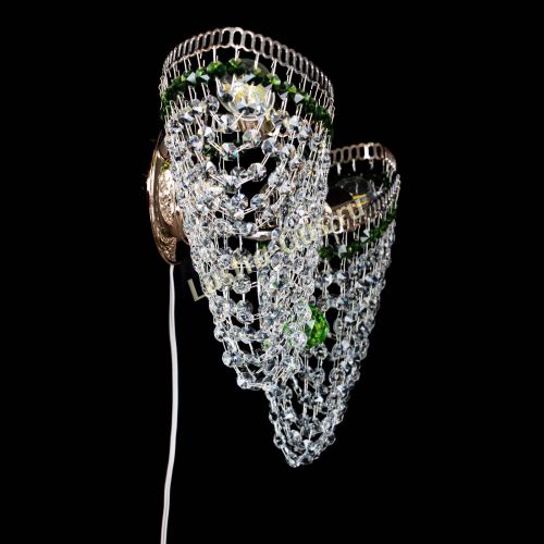 Бра Бутоны №2 зеленая в Кирове Гусь Хрустальный