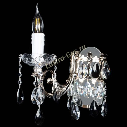Бра Елизавета №1 мини черная в Кирове Гусь Хрустальный