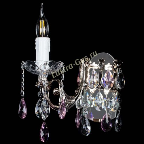 Бра Елизавета №1 мини синяя в Кирове Гусь Хрустальный