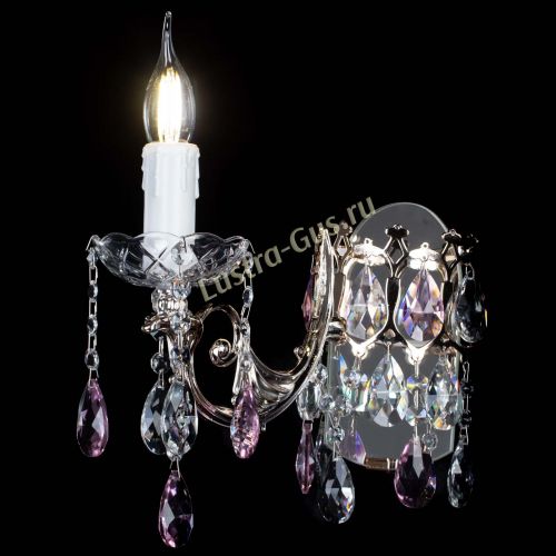 Бра Елизавета №1 мини синяя в Кирове Гусь Хрустальный