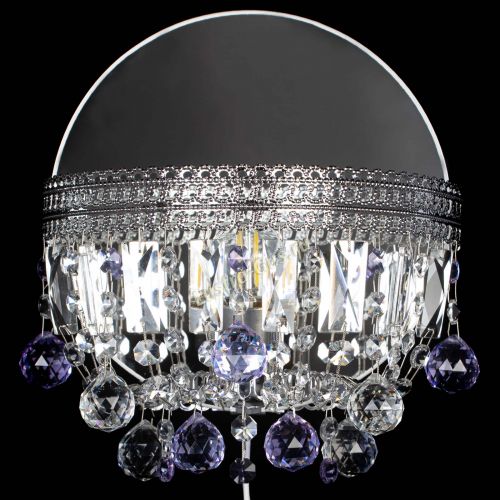 Бра Флоренция шар фиолетовая в Кирове Гусь Хрустальный
