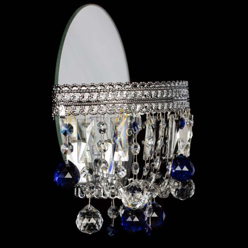 Бра Флоренция шар синяя в Кирове Гусь Хрустальный