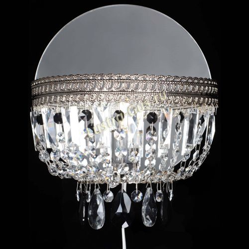 Бра Флоренция журавлик черная в Кирове Гусь Хрустальный