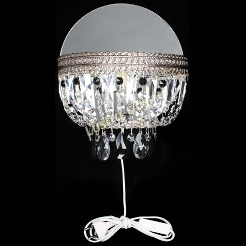 Бра Флоренция журавлик черная в Кирове Гусь Хрустальный