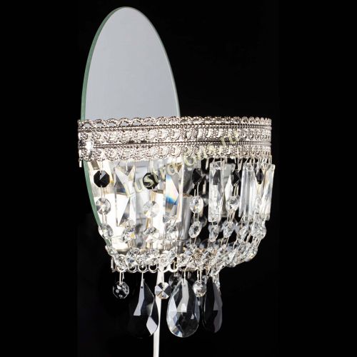 Бра Флоренция журавлик черная в Кирове Гусь Хрустальный