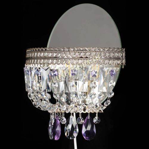 Бра Флоренция журавлик фиолетовая в Кирове Гусь Хрустальный