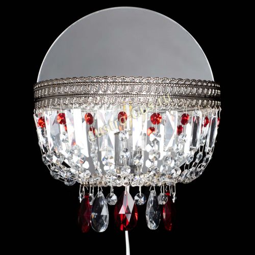 Бра Флоренция журавлик красная в Кирове Гусь Хрустальный