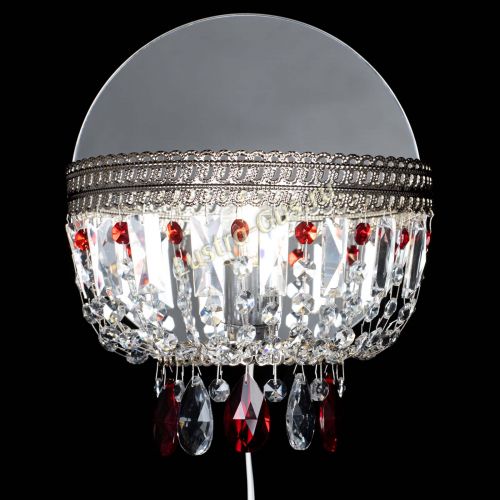 Бра Флоренция журавлик красная в Кирове Гусь Хрустальный