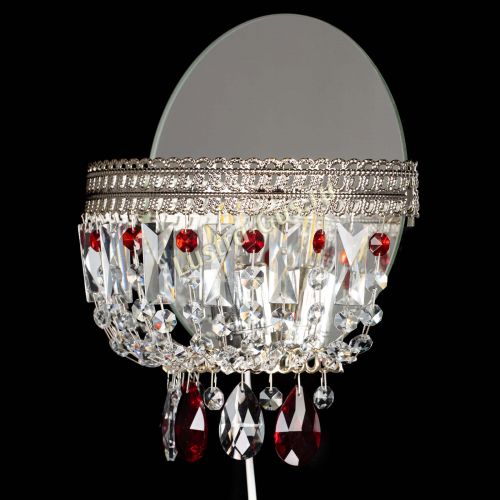 Бра Флоренция журавлик красная в Кирове Гусь Хрустальный