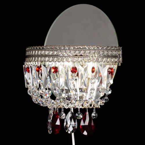 Бра Флоренция журавлик красная в Кирове Гусь Хрустальный