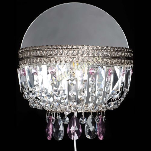 Бра Флоренция журавлик розовая в Кирове Гусь Хрустальный