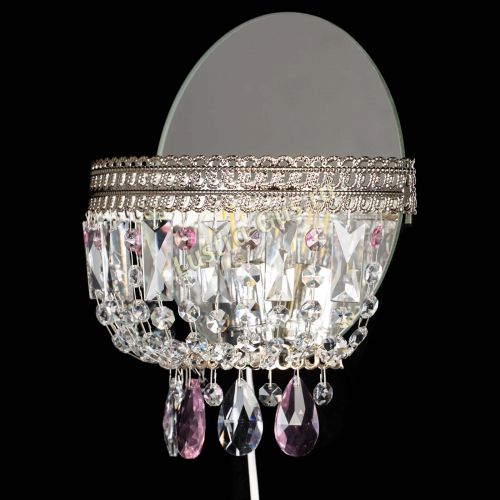 Бра Флоренция журавлик розовая в Кирове Гусь Хрустальный