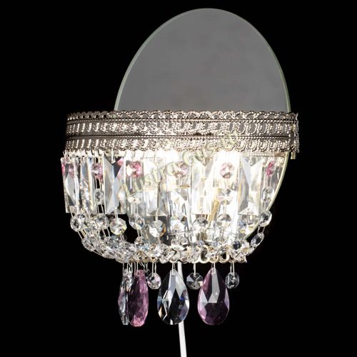 Бра Флоренция журавлик розовая в Кирове Гусь Хрустальный