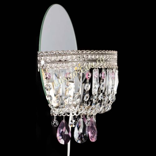 Бра Флоренция журавлик розовая в Кирове Гусь Хрустальный