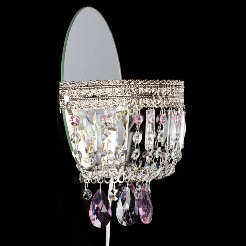 Бра Флоренция журавлик розовая в Кирове Гусь Хрустальный