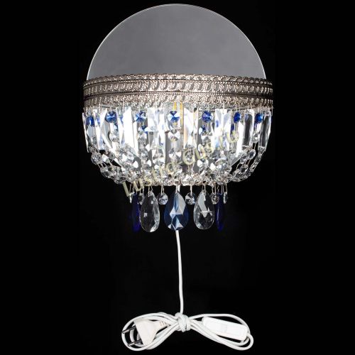 Бра Флоренция журавлик синяя в Кирове Гусь Хрустальный