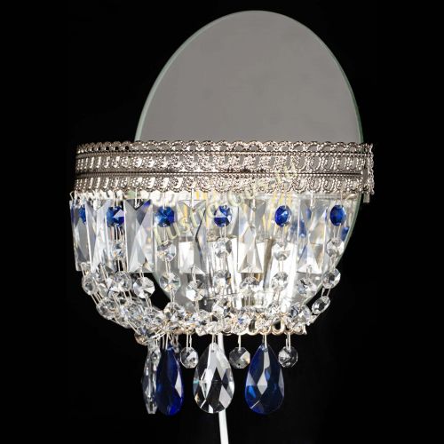 Бра Флоренция журавлик синяя в Кирове Гусь Хрустальный