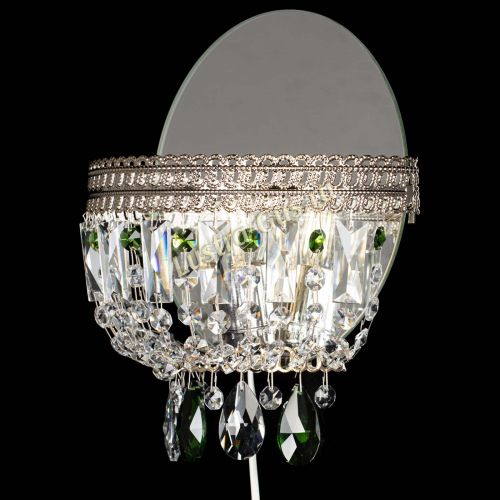 Бра Флоренция журавлик зеленая в Кирове Гусь Хрустальный