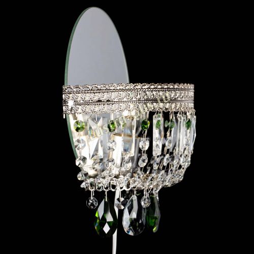 Бра Флоренция журавлик зеленая в Кирове Гусь Хрустальный