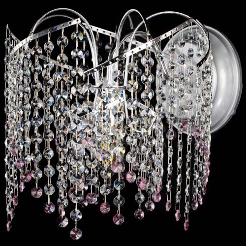 Бра Иволга №2 розовая в Кирове Гусь Хрустальный