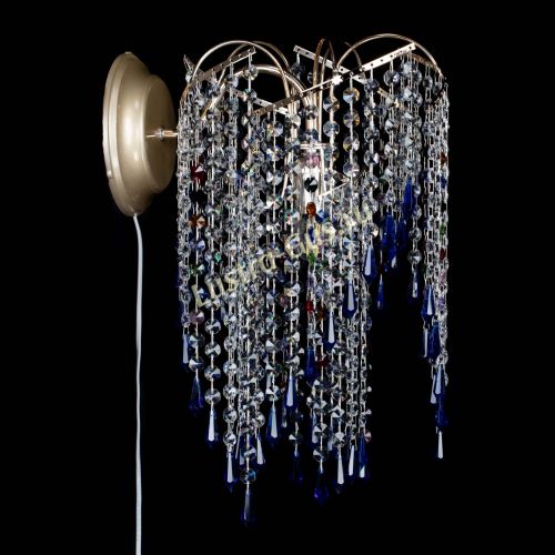 Бра Иволга №3 синяя в Кирове Гусь Хрустальный