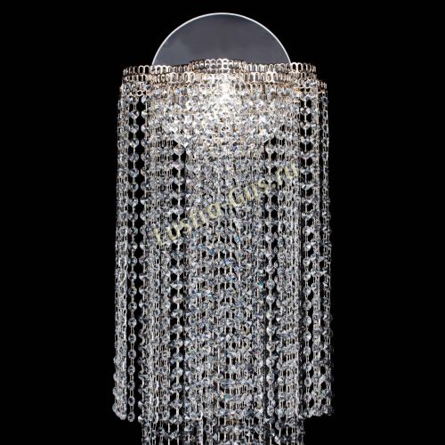 Бра Камелия №1 каскад черная в Кирове Гусь Хрустальный