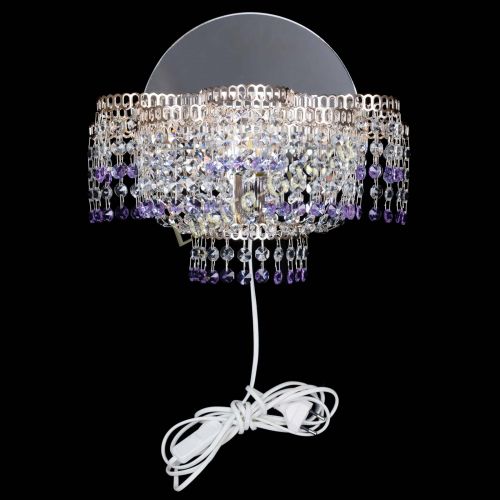 Бра Камелия обтикон Фиолетовая в Кирове Гусь Хрустальный