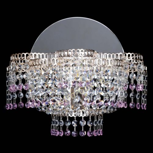 Бра Камелия обтикон Розовая в Кирове Гусь Хрустальный