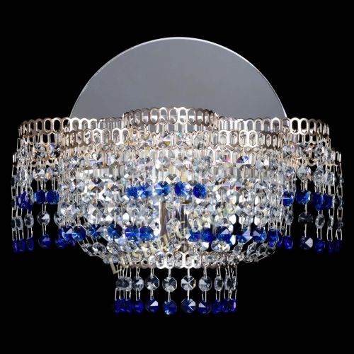 Бра Камелия обтикон Синяя в Кирове Гусь Хрустальный