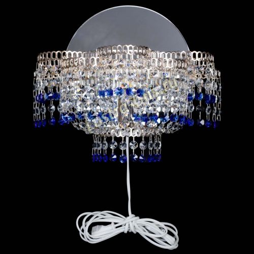 Бра Камелия обтикон Синяя в Кирове Гусь Хрустальный