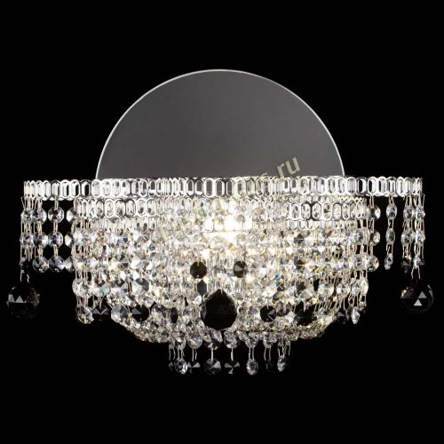 Бра Камелия шар черная в Кирове Гусь Хрустальный