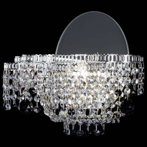 Бра Камелия шар черная в Кирове Гусь Хрустальный