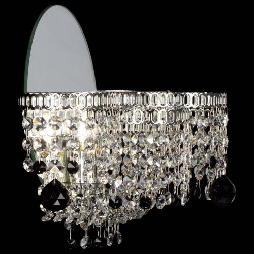 Бра Камелия шар черная в Кирове Гусь Хрустальный