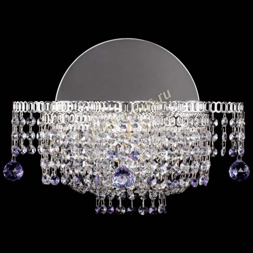 Бра Камелия шар фиолетовая в Кирове Гусь Хрустальный
