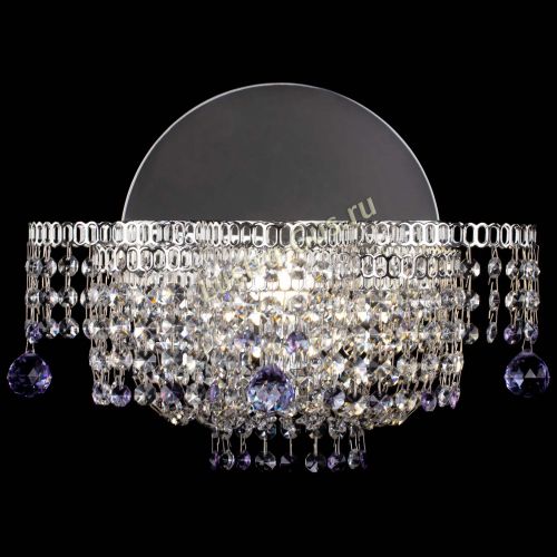 Бра Камелия шар фиолетовая в Кирове Гусь Хрустальный