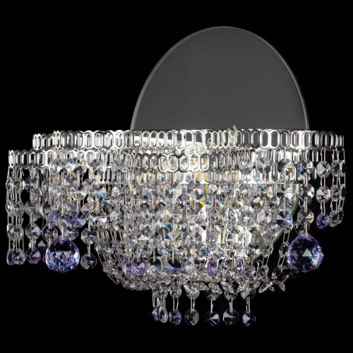 Бра Камелия шар фиолетовая в Кирове Гусь Хрустальный