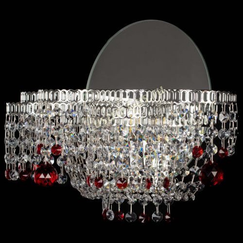 Бра Камелия шар красная в Кирове Гусь Хрустальный