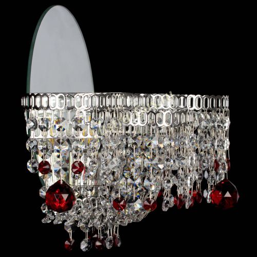 Бра Камелия шар красная в Кирове Гусь Хрустальный