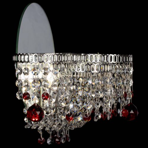 Бра Камелия шар красная в Кирове Гусь Хрустальный