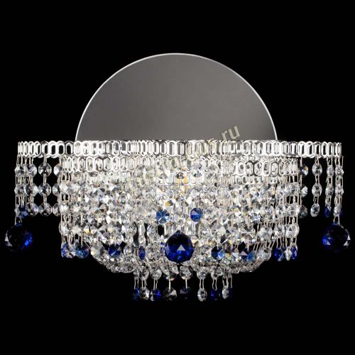 Бра Камелия шар синяя в Кирове Гусь Хрустальный