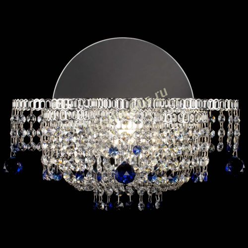 Бра Камелия шар синяя в Кирове Гусь Хрустальный