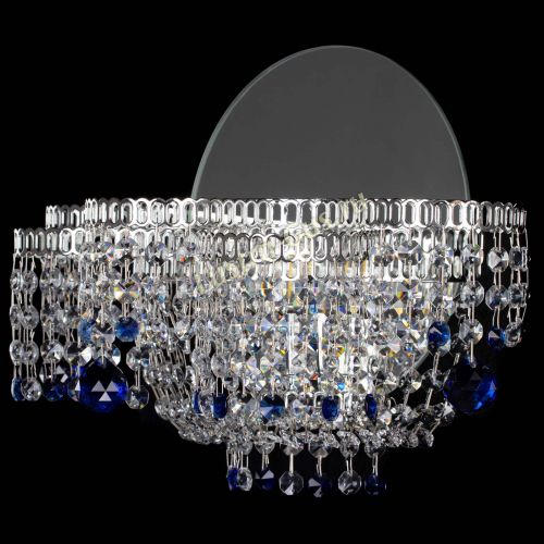 Бра Камелия шар синяя в Кирове Гусь Хрустальный